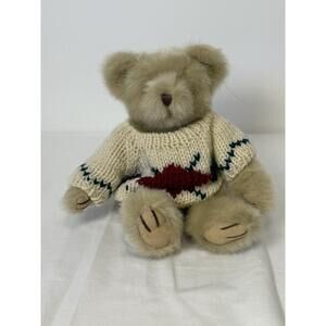 TL Toys Knit Sweater Heart Designs Plush Toy Traditional Stuffed Animal